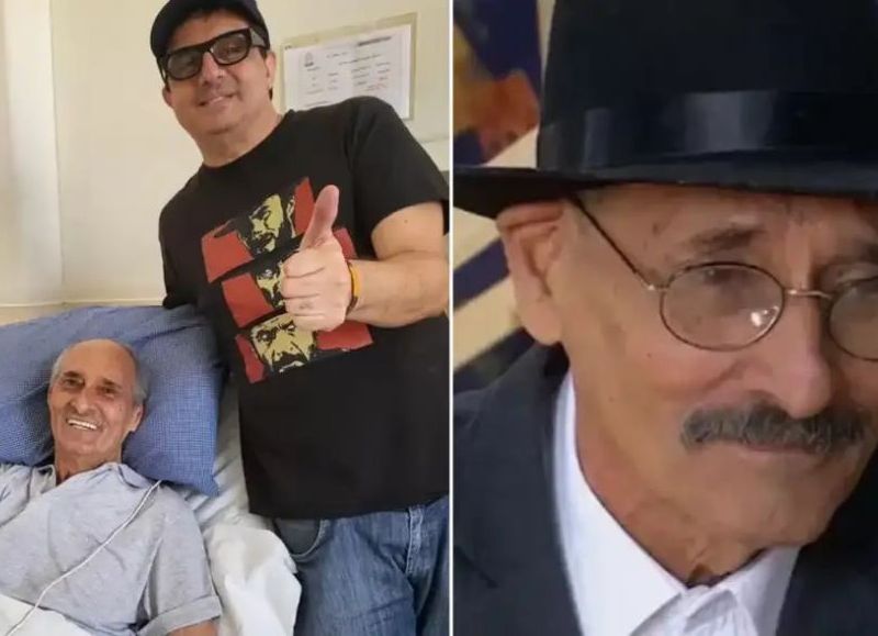 David Almandoz visita a Gustavo Bueno durante su recuperación