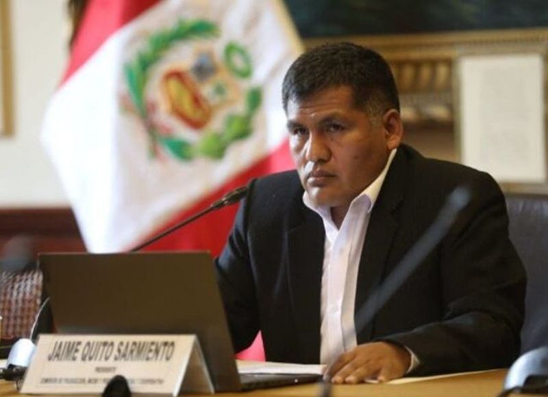 ¡Ridículo!: el diputado Jaime Quito defendió a Pedro Castillo y dijo que lo condenaron porque sufre persecución política